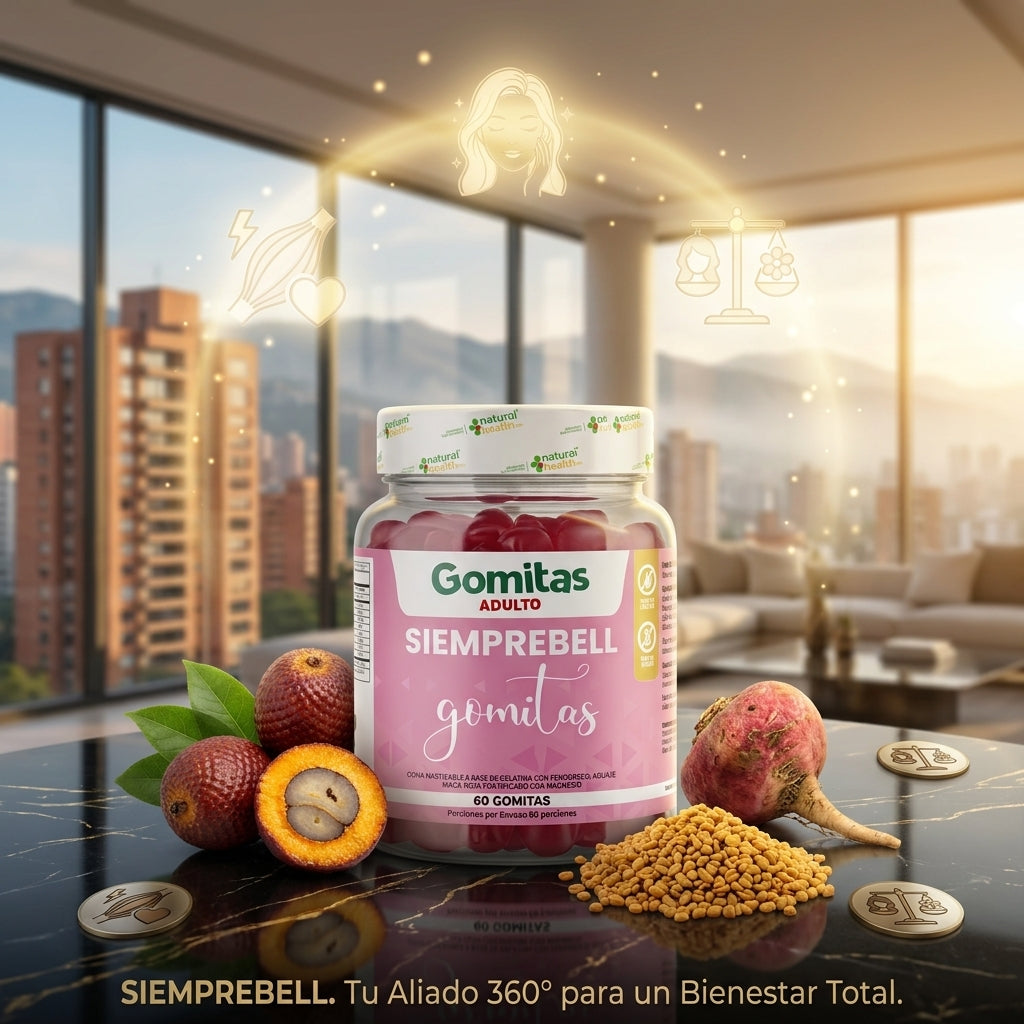 Gomitas Siemprebell: Define, moldea y potencia tus curvas.