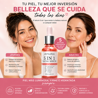 5 In 1 Serum Facial: Tu piel, tu mejor versión.