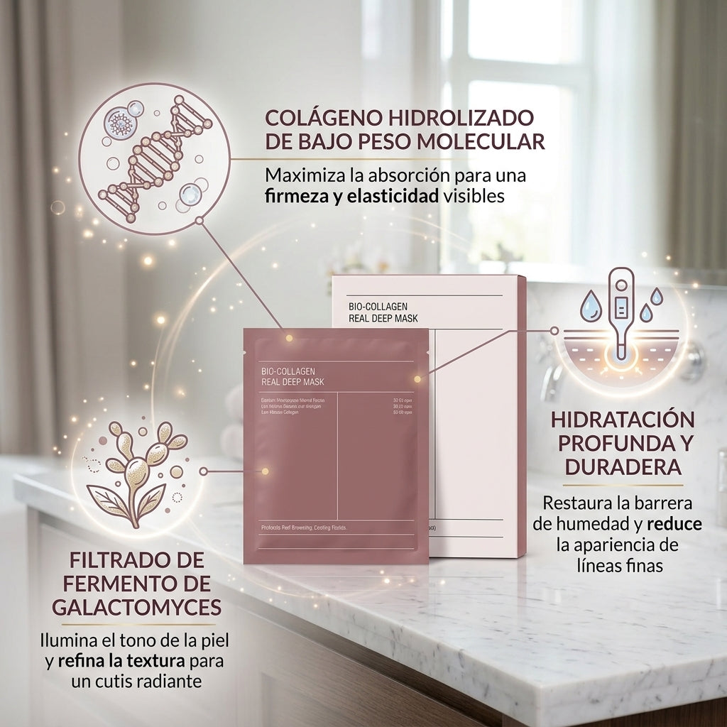 mascarilla limpieza colageno: Hidratación profunda para una piel radiante.